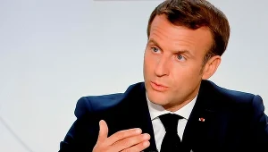Prezydent Francji Emmanuel Macron