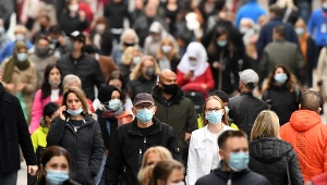 Zatłoczona iluca Dortmundu w Niemczech