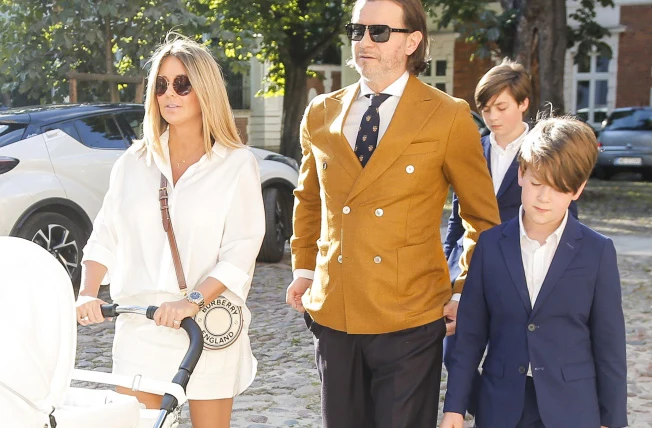 Małgorzata Rozenek-Majdan i Radosław Majdan z synami: Stasiem, Tadziem i Heniem Małgorzata Rozenek-Majdan i Radosław Majdan z synami: Stasiem, Tadziem i Heniem