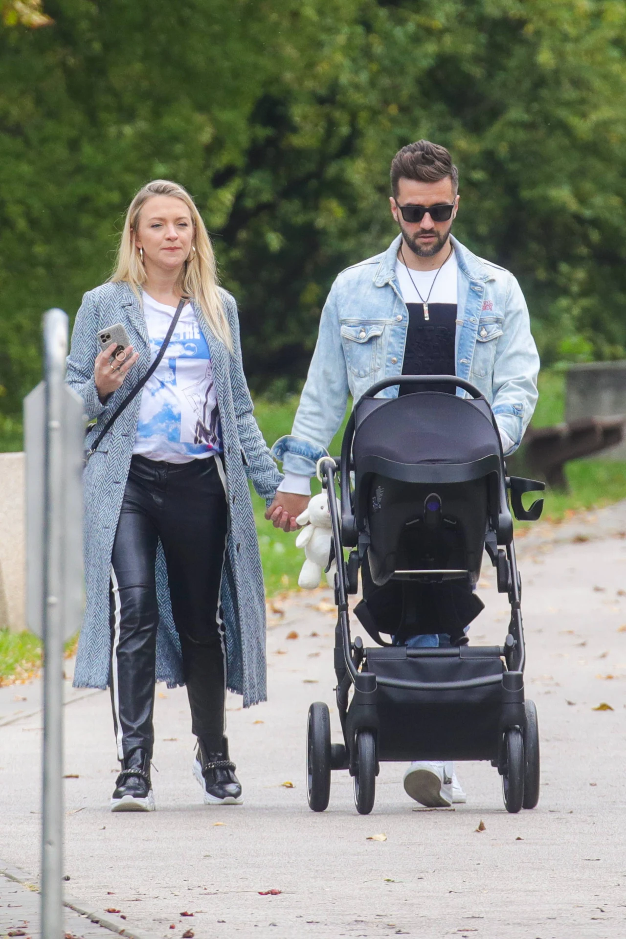 Barbara Kurdej-Szatan z mężem i małym Henrykiem 