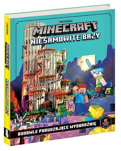 Okładka książki "Minecraft. Niesamowite bazy. Budowle pobudzające wyobraźnię"