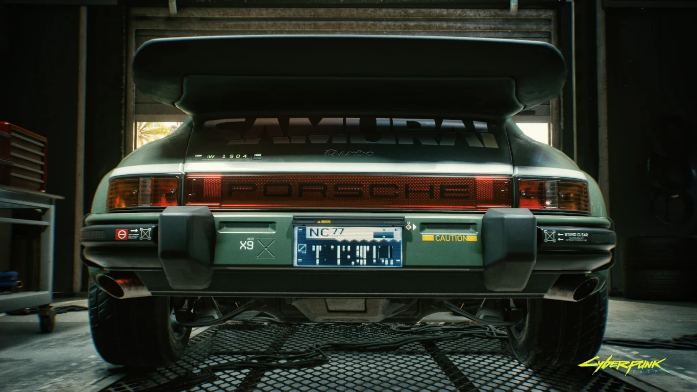 Porsche 911 Turbo (930) w Cyberpunku 2077 Porsche 911 Turbo (930) w Cyberpunku 2077