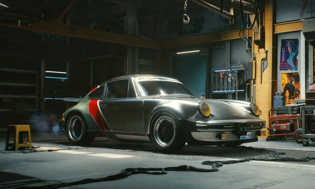 Porsche 911 Turbo (930) w Cyberpunku 2077 Porsche 911 Turbo (930) w Cyberpunku 2077