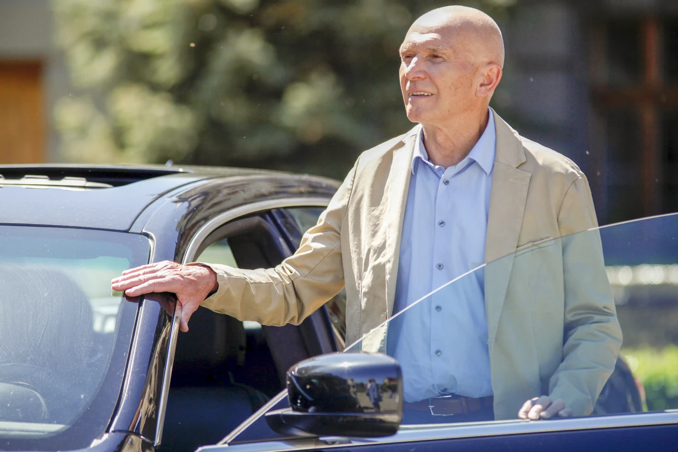 Marek Siudym na planie serialu Marek Siudym na planie serialu