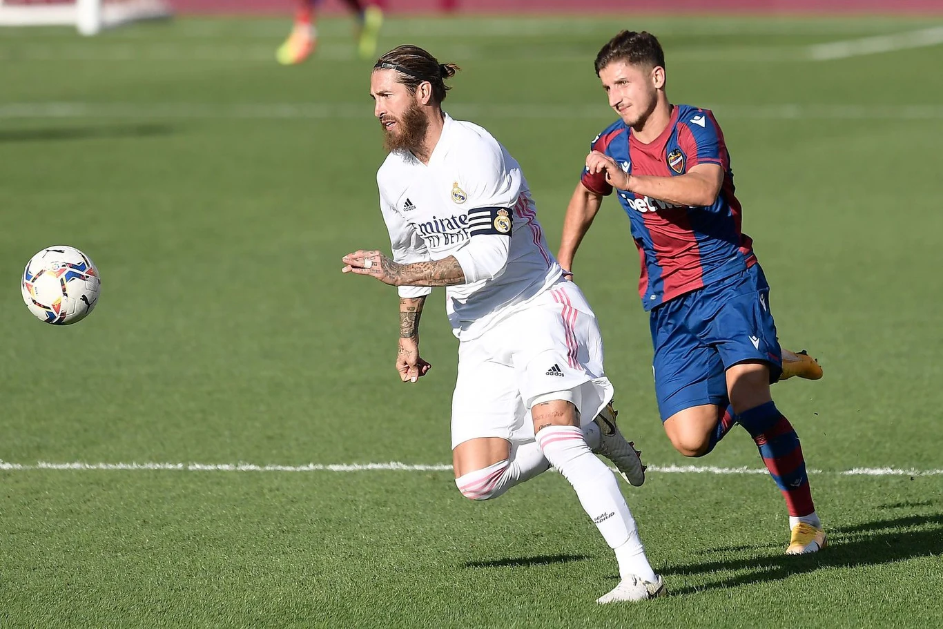 Sergio Ramos w meczu z Levante