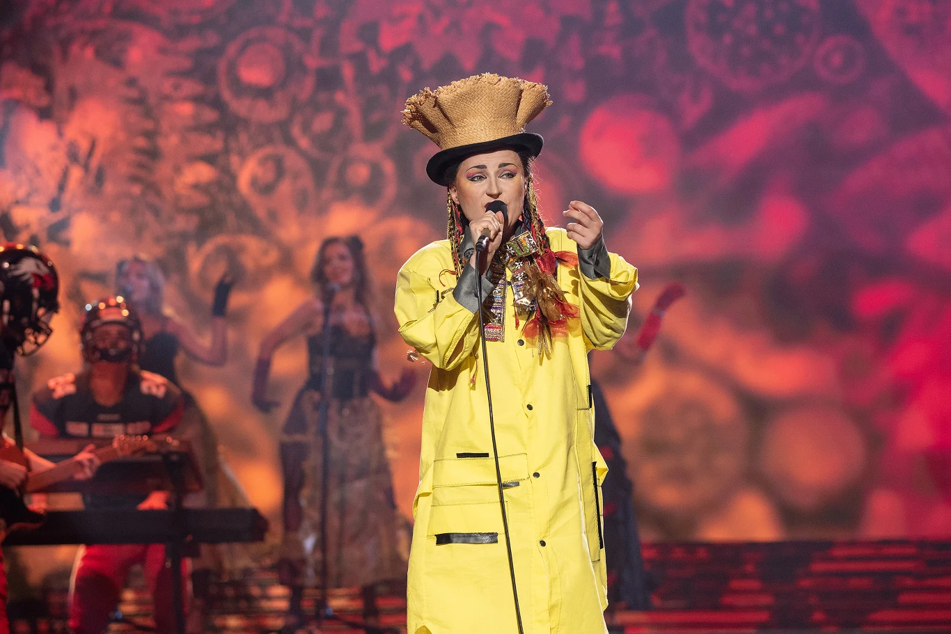 Gosia Andrzejewicz jako Boy Georg z Culture Club 