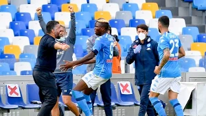 Gennaro Gattuso (po lewej) i Victor Osimhen