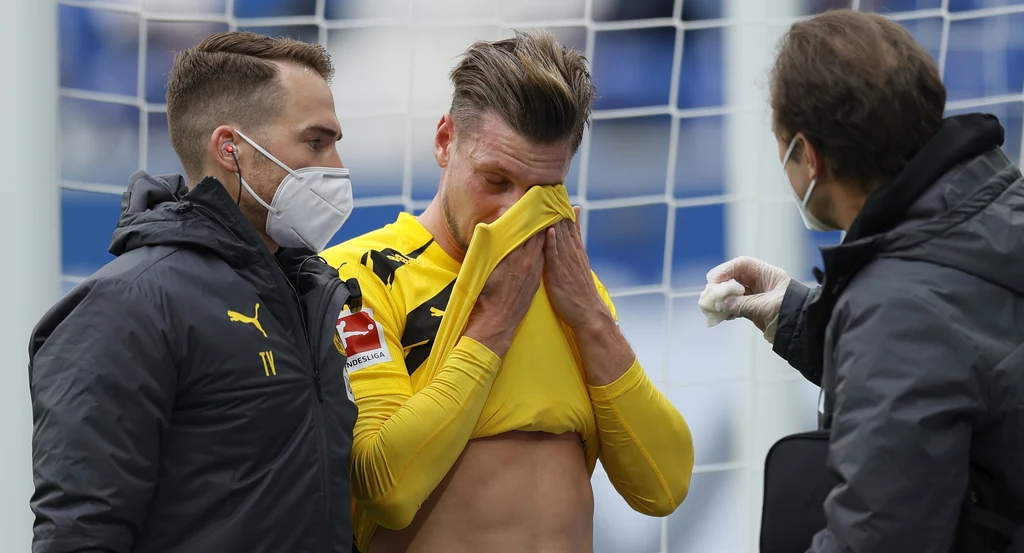 Łukasz Piszczek opuścił boisko już w 21. minucie meczu