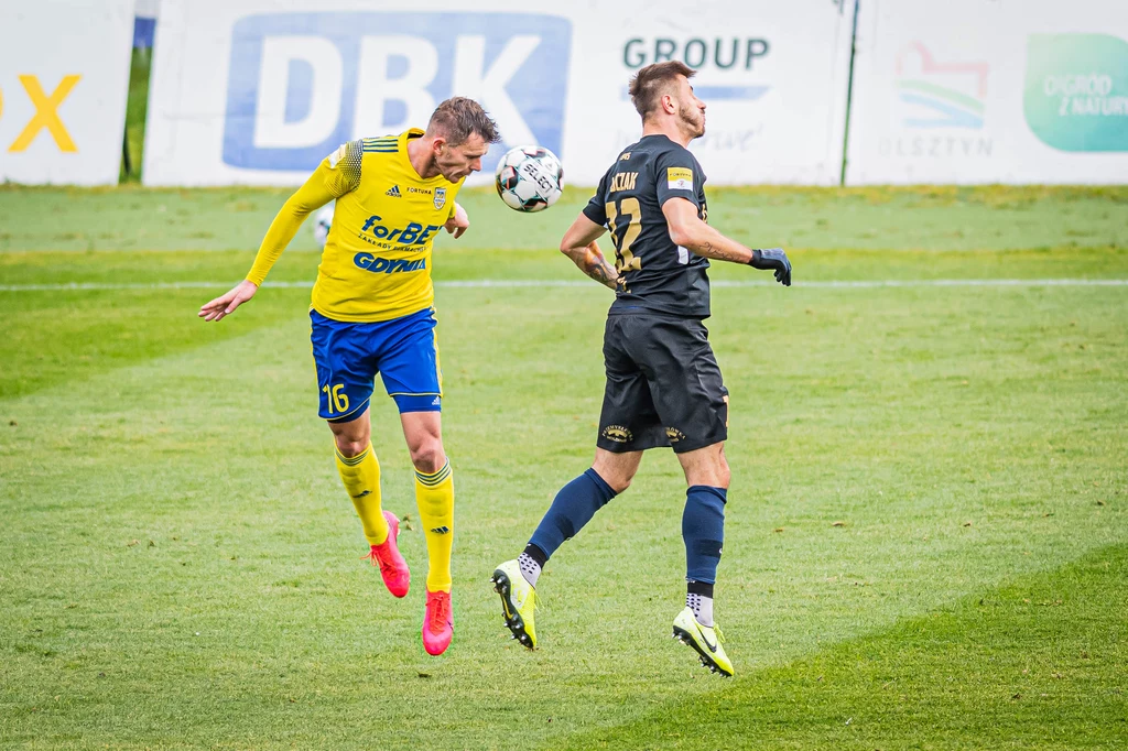 Kadr z meczu Stomil Olsztyn - Arka Gdynia Kadr z meczu Stomil Olsztyn - Arka Gdynia