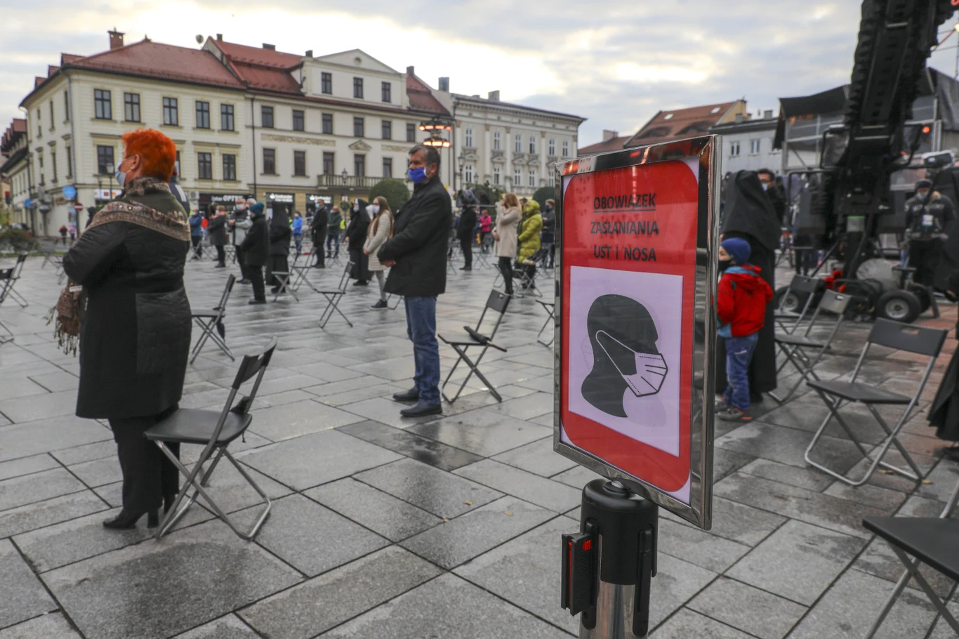 Koncert odbywał się w warunkach pandemii koronawirusa z zachowaniem zasad bezpieczeństwa Koncert odbywał się w warunkach pandemii koronawirusa z zachowaniem zasad bezpieczeństwa