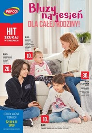 Bluzy na jesień dla całej rodziny w Pepco!