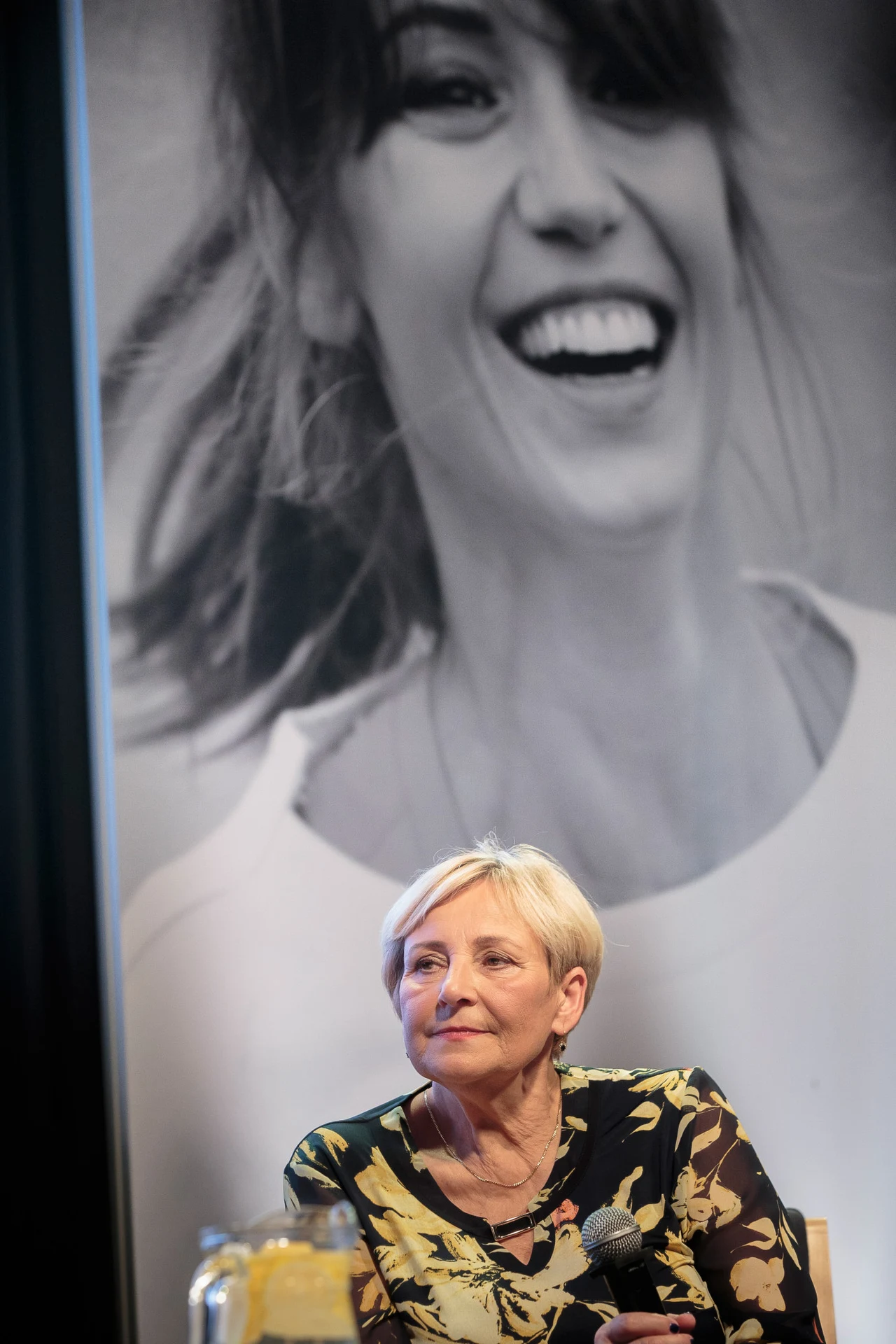 Krystyna Przybylska na premierze książki Krystyna Przybylska na premierze książki