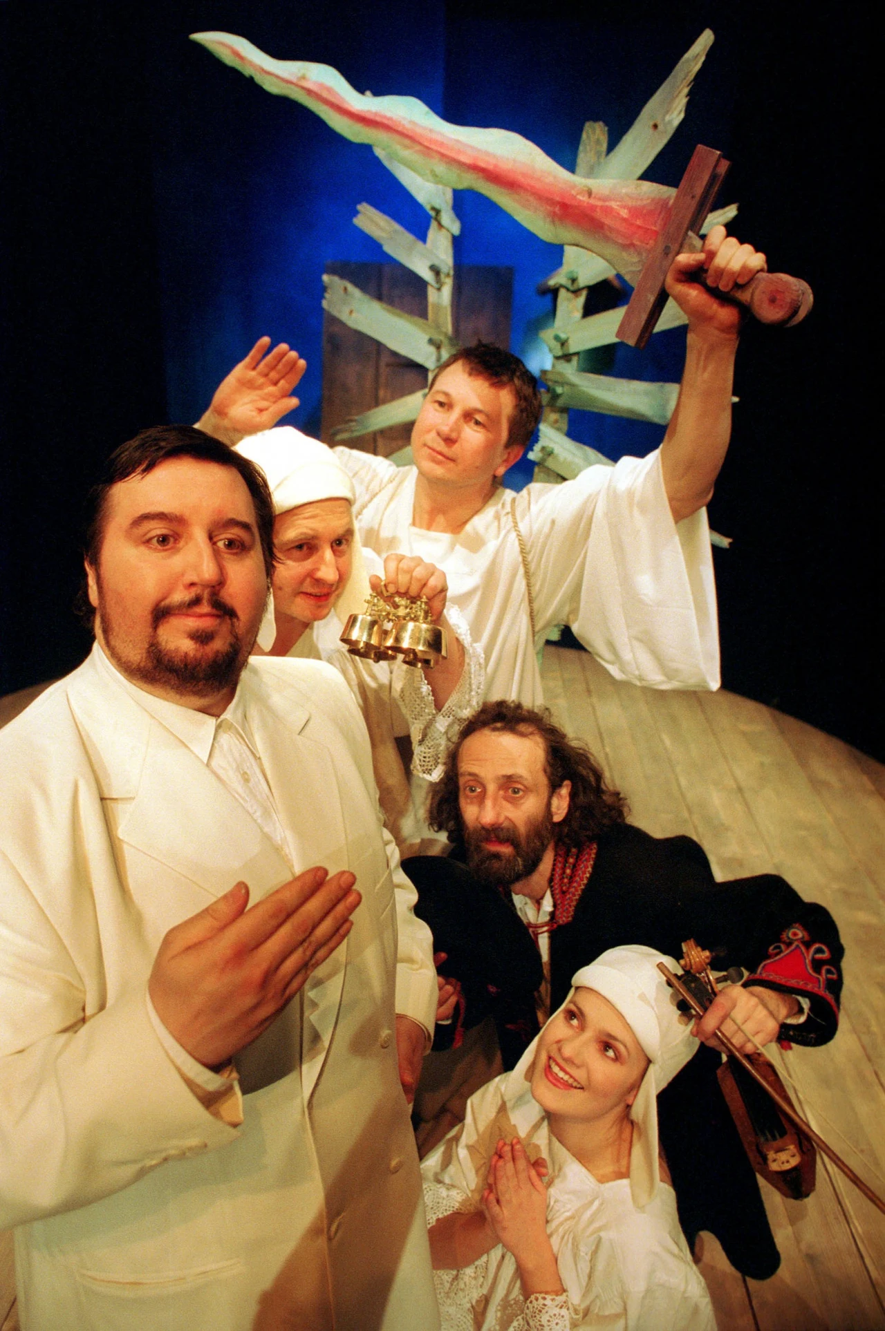 Dariusz Gnatowski w spektaklu "Śleboda, czyli powaby życia" na deskach Teatru STU