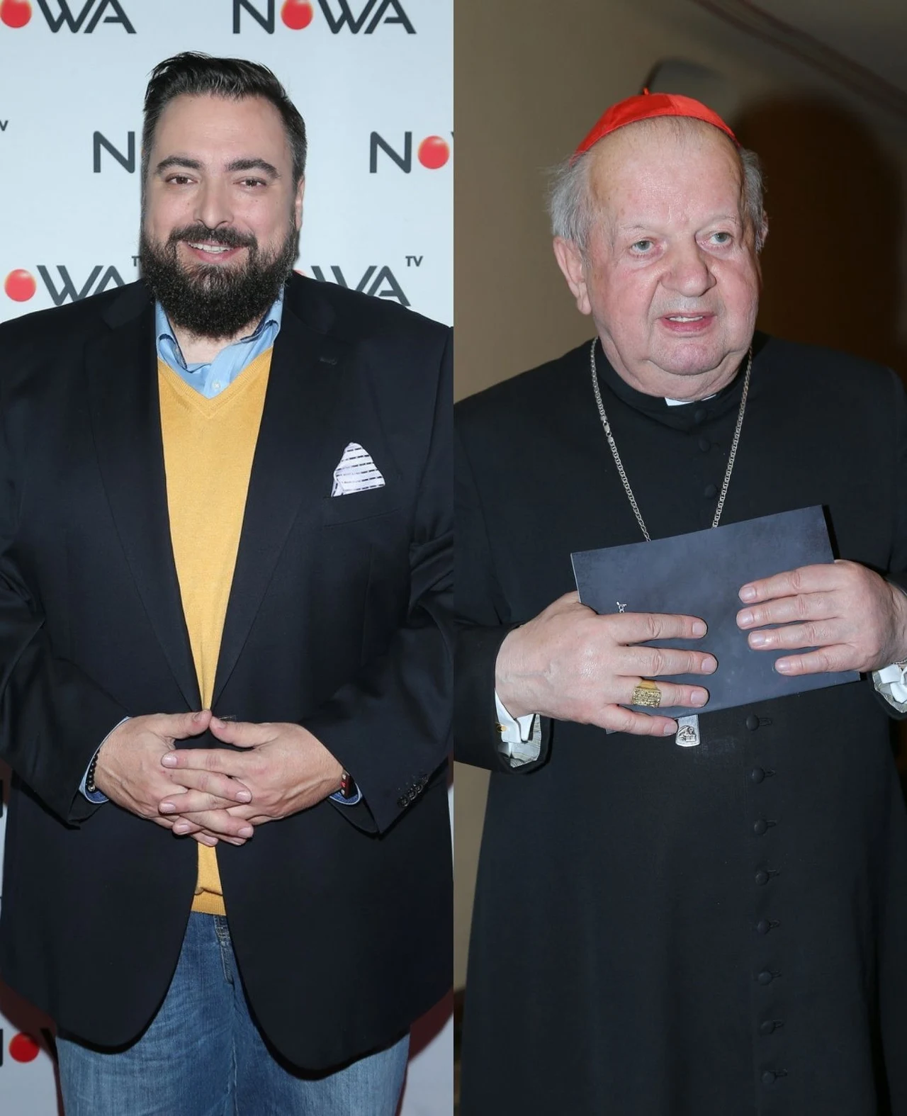 Tomasz Sekielski i Stanisław Dziwisz Tomasz Sekielski i Stanisław Dziwisz