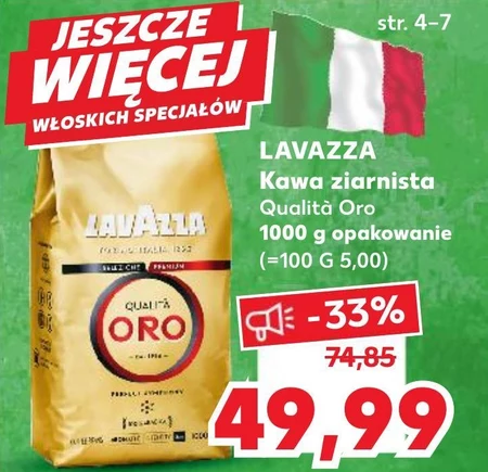 Kawa ziarnista Lavazza