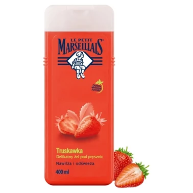 Le Petit Marseillais Żel pod prysznic truskawka bio 400 ml - 2