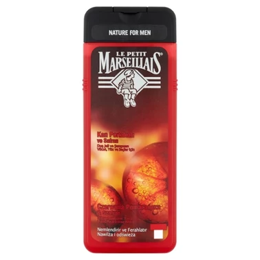 Le Petit Marseillais Żel pod prysznic 3 w 1 czerwona pomarańcza & szafran 400 ml - 1