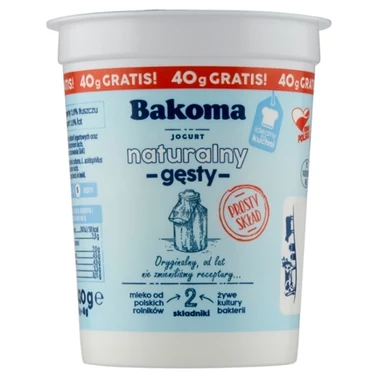 Jogurt naturalny Bakoma - 15