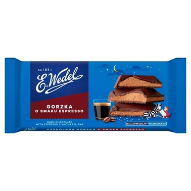 E. Wedel Czekolada gorzka smak espresso 100 g - 1