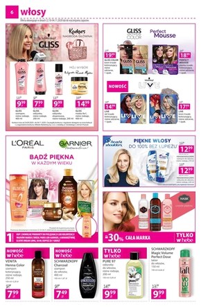 Produkty do włosów -40% w Hebe!