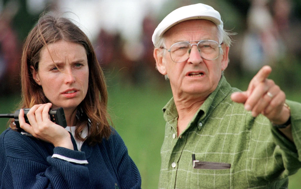 Karolina Wajda i Andrzej Wajda, 1998 r.