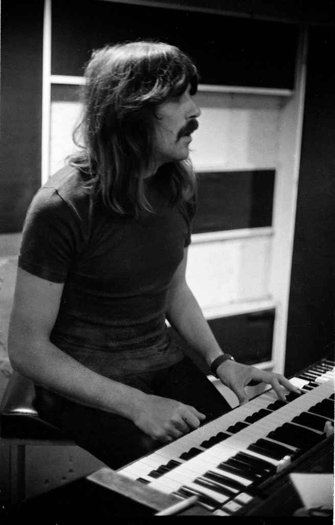 Jon Lord w studiu z Deep Purple w 1970 r.