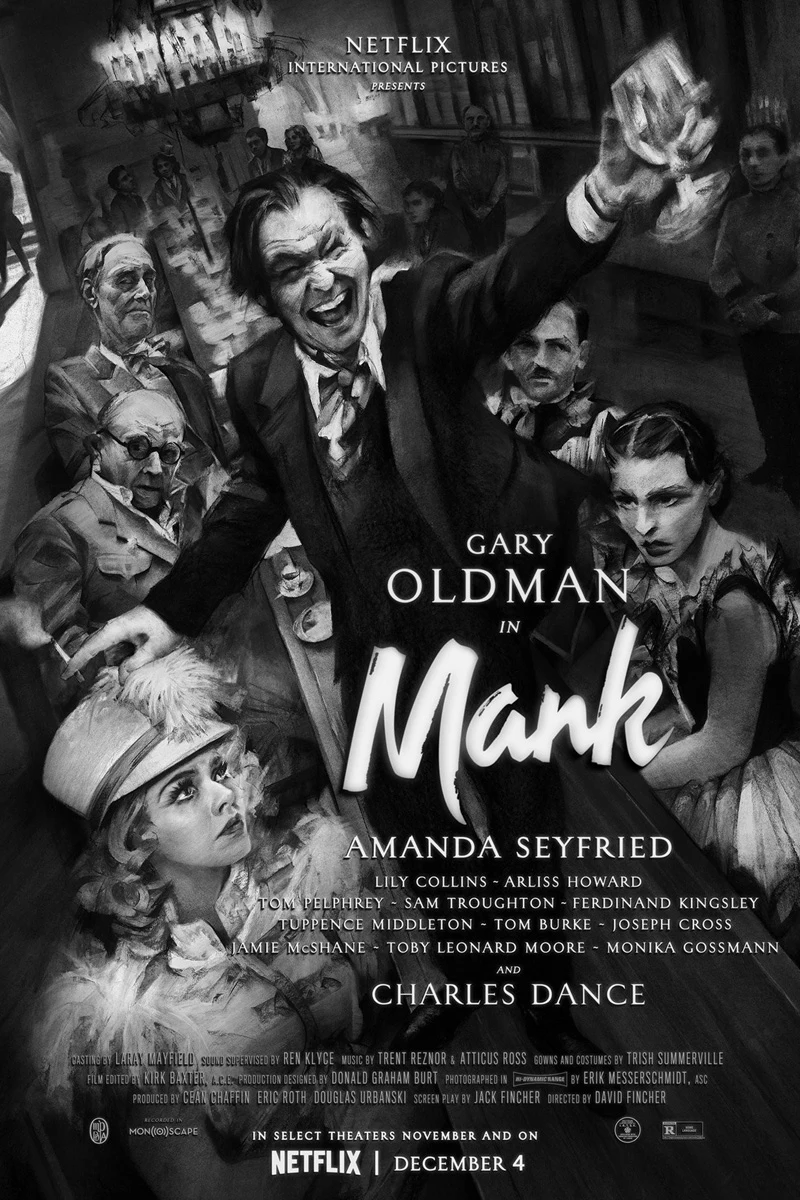 Tak prezentuje się plakat filmu "Mank" Tak prezentuje się plakat filmu "Mank"