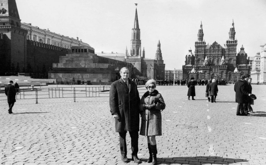 Kalina Jędrusik i Stanisław Dygat w Moskwie, fot. z archiwum Aleksandry Wierzbickiej