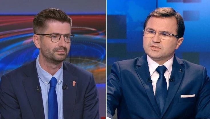 Krzysztof Śmiszek (Lewica) i Zbigniew Girzyński (PiS) w "Gościu Wydarzeń" Krzysztof Śmiszek (Lewica) i Zbigniew Girzyński (PiS) w "Gościu Wydarzeń"