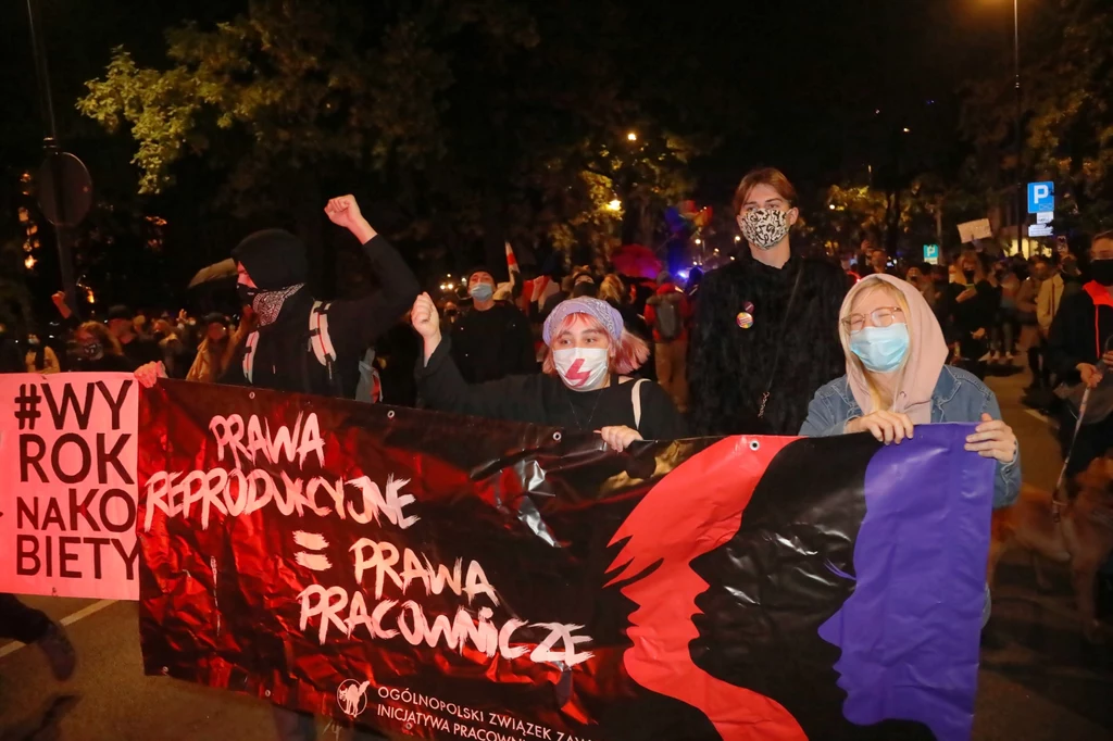 Protest przed Trybunałem Konstytucyjnym pod hasłem "Nie oddamy naszych praw" Protest przed Trybunałem Konstytucyjnym pod hasłem "Nie oddamy naszych praw"