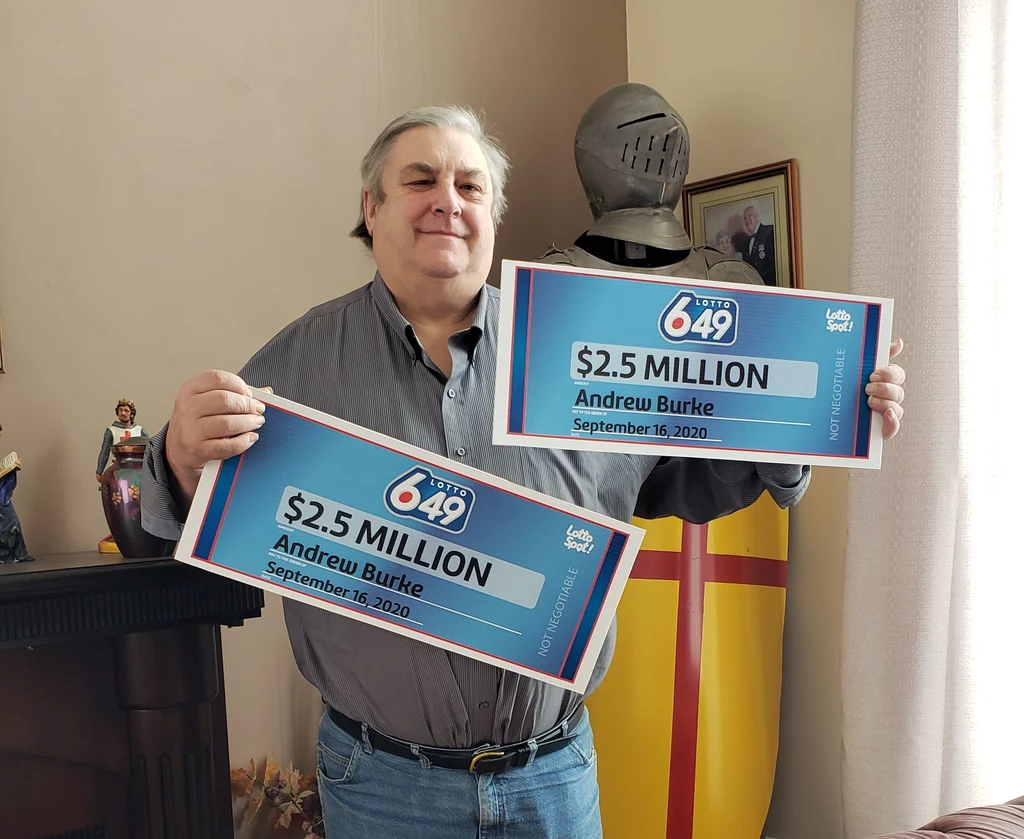 Andrew Burke. Zdjęcia dzięki uprzejmości Western Canada Lottery Corp