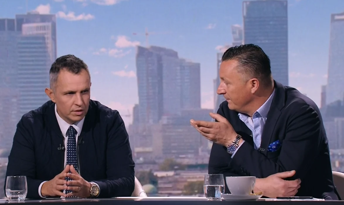 Tomasz Hajto i Roman Kołtoń w Cafe Futbol