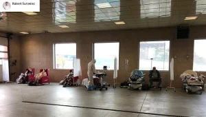 Garaż przerobiony na SOR