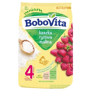 BoboVita Kaszka ryżowa malina po 4 miesiącu 180 g - 3