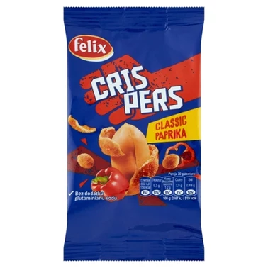 Felix Crispers Orzeszki ziemne smażone w skorupce o smaku paprykowym 125 g - 2