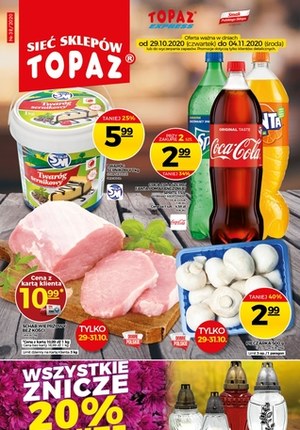 Gazetka promocyjna Topaz - Oferta spożywcza sieci Topaz
