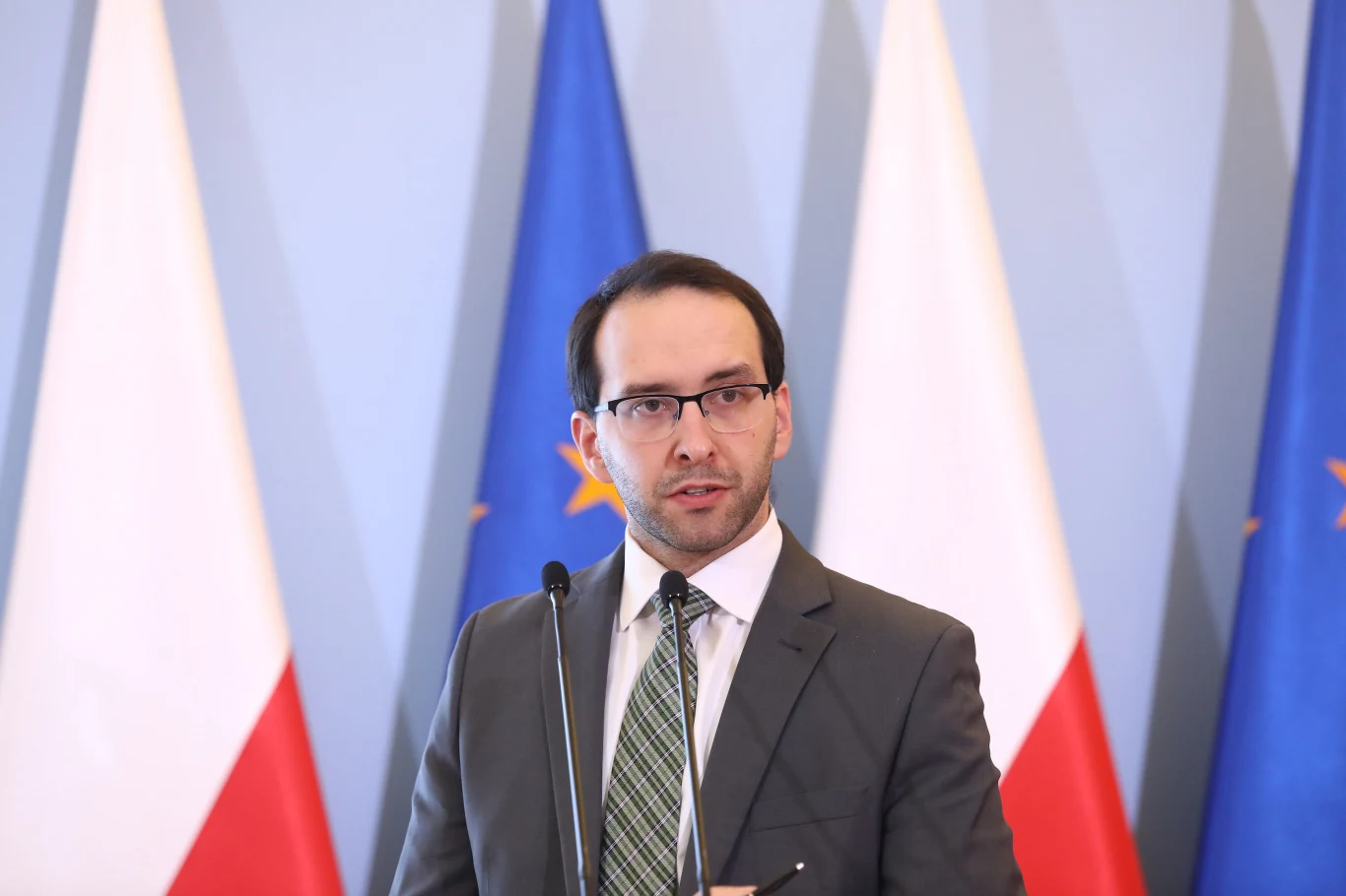 Rzecznik prasowy ministra koordynatora służb specjalnych Stanisław Żaryn Rzecznik prasowy ministra koordynatora służb specjalnych Stanisław Żaryn