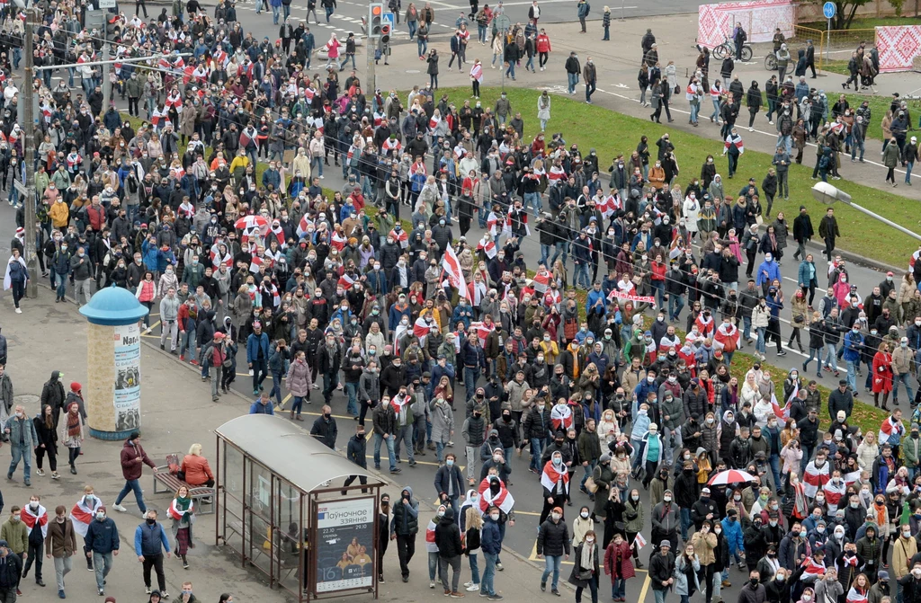 Protesty w Mińsku Protesty w Mińsku