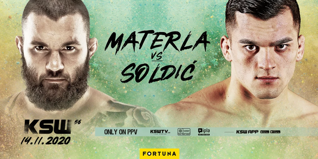 Michał Materla vs Roberto Soldić w walce wieczoru KSW 56 Michał Materla vs Roberto Soldić w walce wieczoru KSW 56