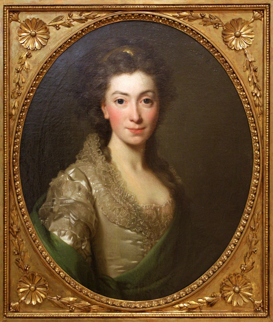 Izabela z Flemingow Czartoryska - portret olejny rok 1774, autor Alexander Roslin