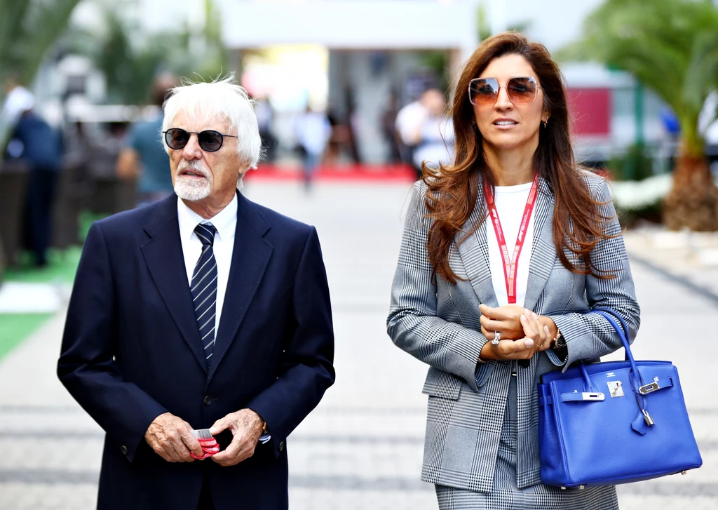 Bernie Ecclestone z żoną na zdjęciu z 2019 roku