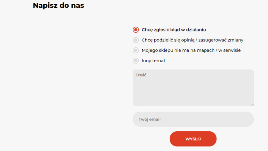 formularz kontaktowy ding.pl