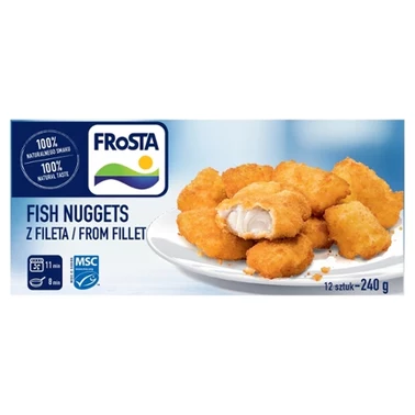 FRoSTA Fish Nuggets Mini porcje z filetów rybnych w chrupiącej panierce 240 g (12 sztuk) - 4