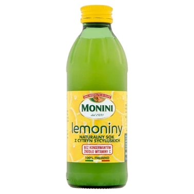 Monini Lemoniny Naturalny sok z cytryn sycylijskich 240 ml - 2