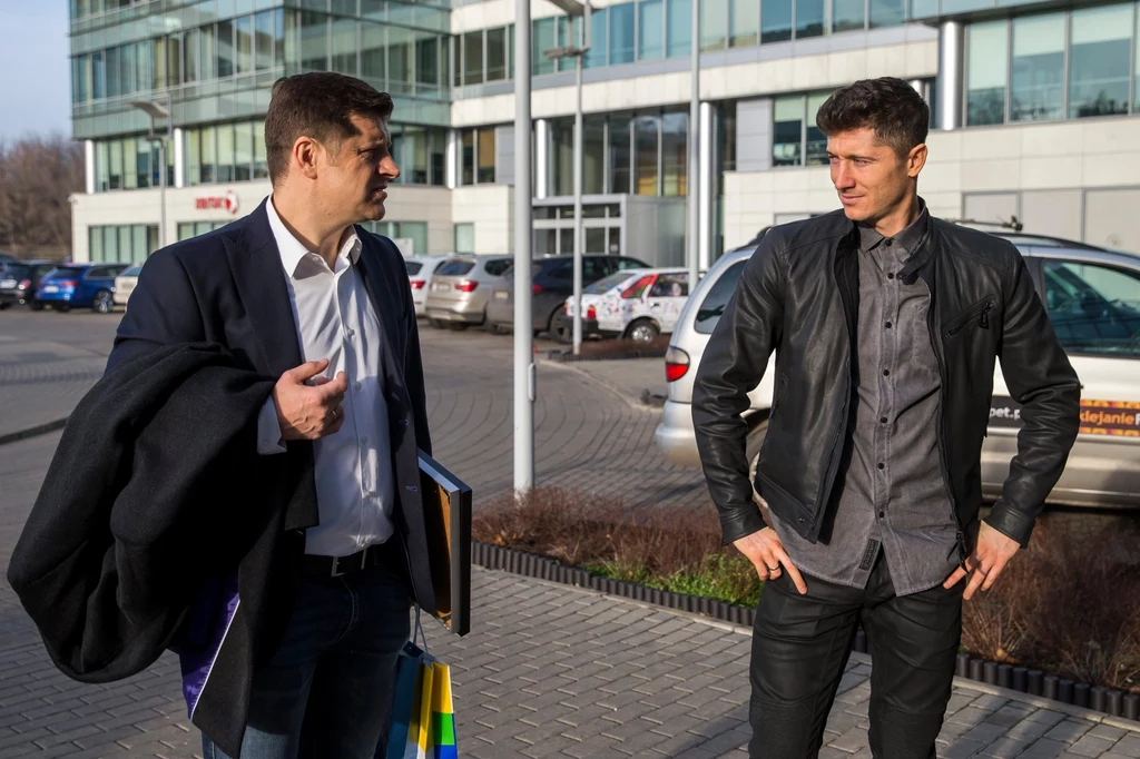 Cezary Kucharski (z lewej) oraz Robert Lewandowski Cezary Kucharski (z lewej) oraz Robert Lewandowski