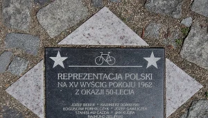  "Galeria Gwiazd - Slaw Kolarstwa Polskiego" - Jozef Bekier , Kazimierz Domanski , Boguslaw Fornalczyk , Jozef Gawliczek , Stanislaw Gazda , Jan Kudra , Rajmund Zielinski - reprezentacja Polski XV Wyscig Pokoju 1962 rok