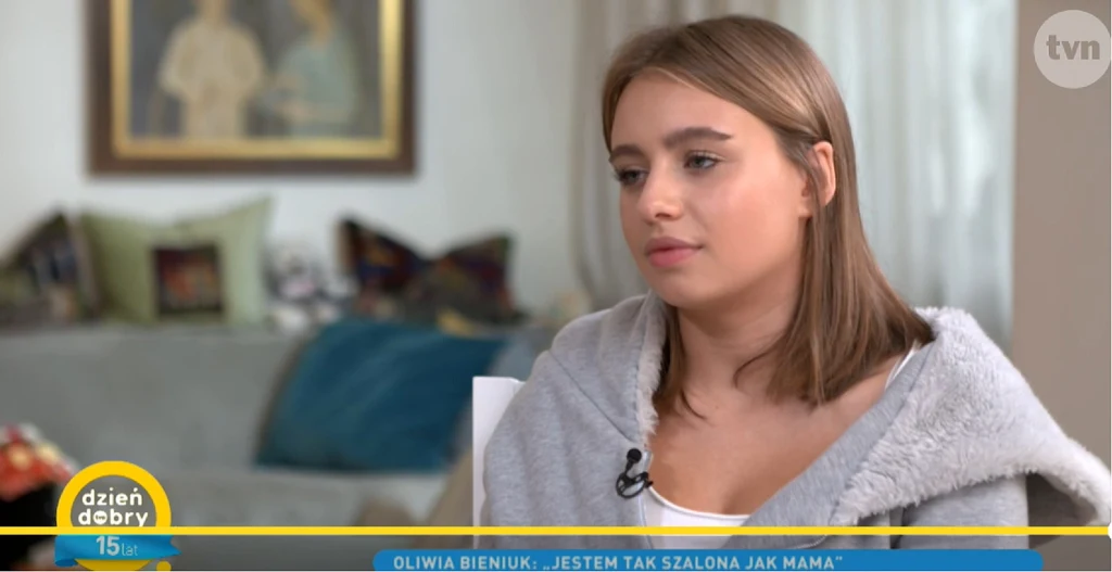 Oliwia Bieniuk w "Dzień Dobry TVN"  Oliwia Bieniuk w "Dzień Dobry TVN"