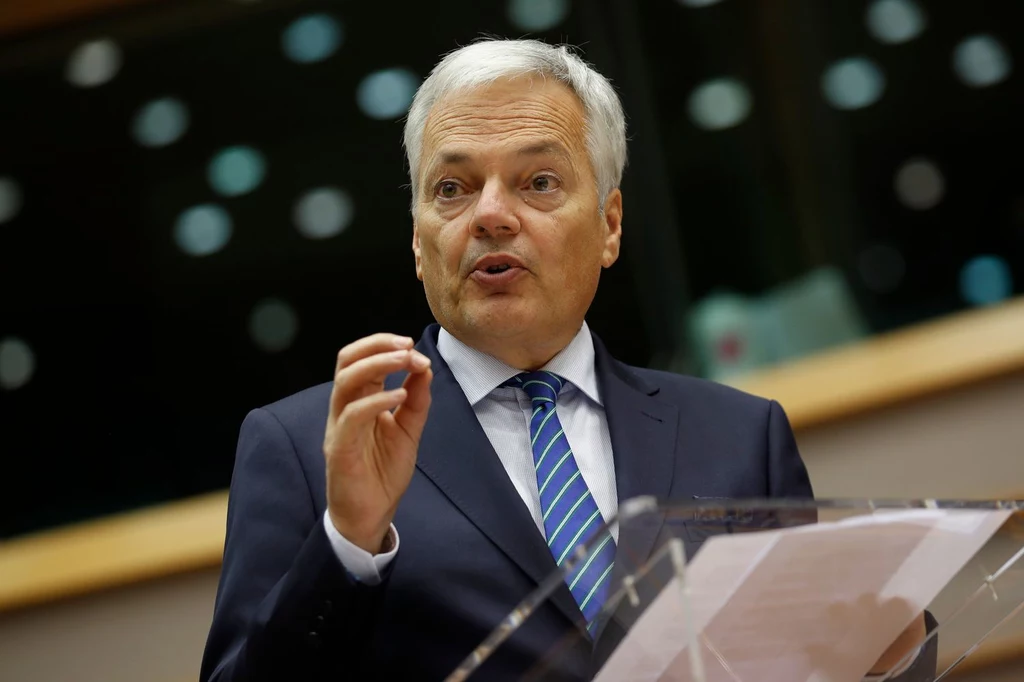 Unijny komisarz ds. sprawiedliwości Didier Reynders Unijny komisarz ds. sprawiedliwości Didier Reynders