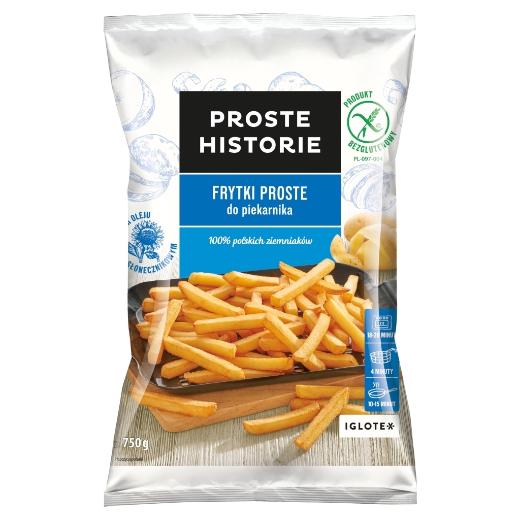 Proste Historie Frytki proste do piekarnika 750 g promocja Delikatesy