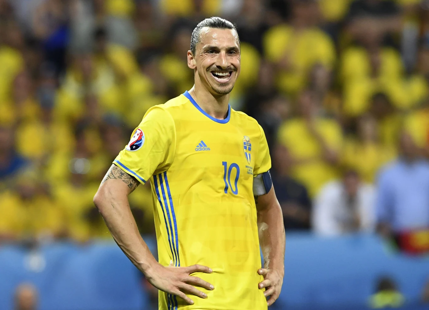 Zlatan Ibrahimović w barwach reprezentacji Szwecji
